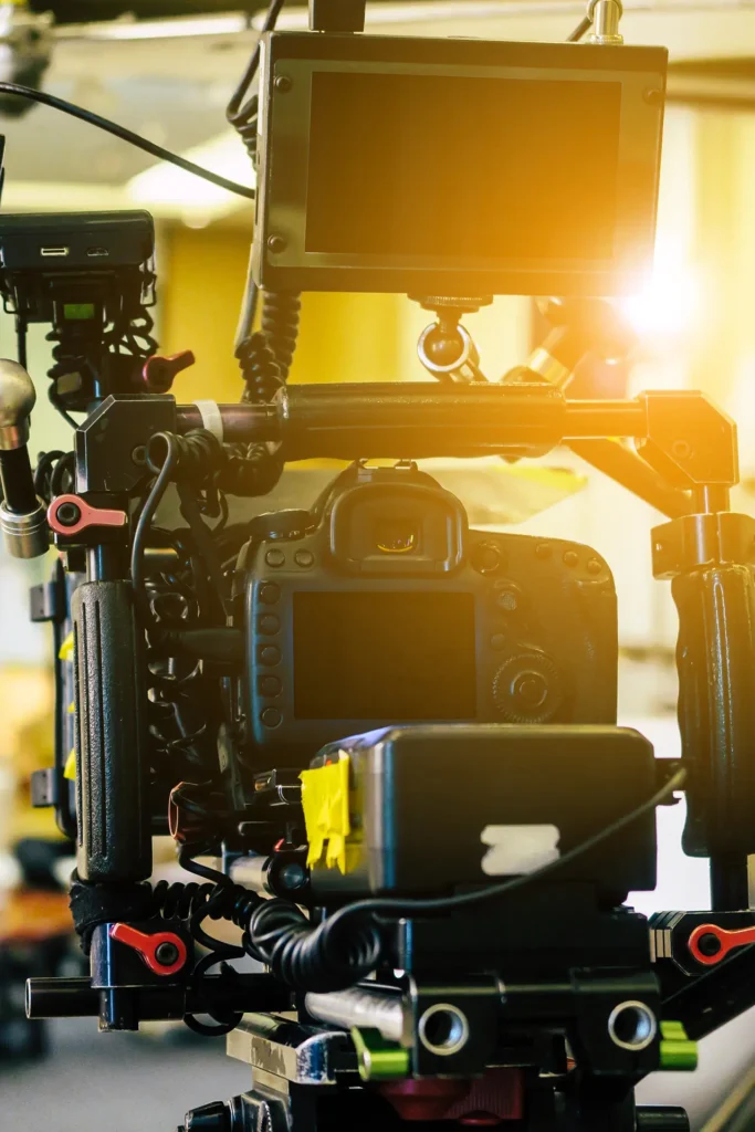 Camera at a film production