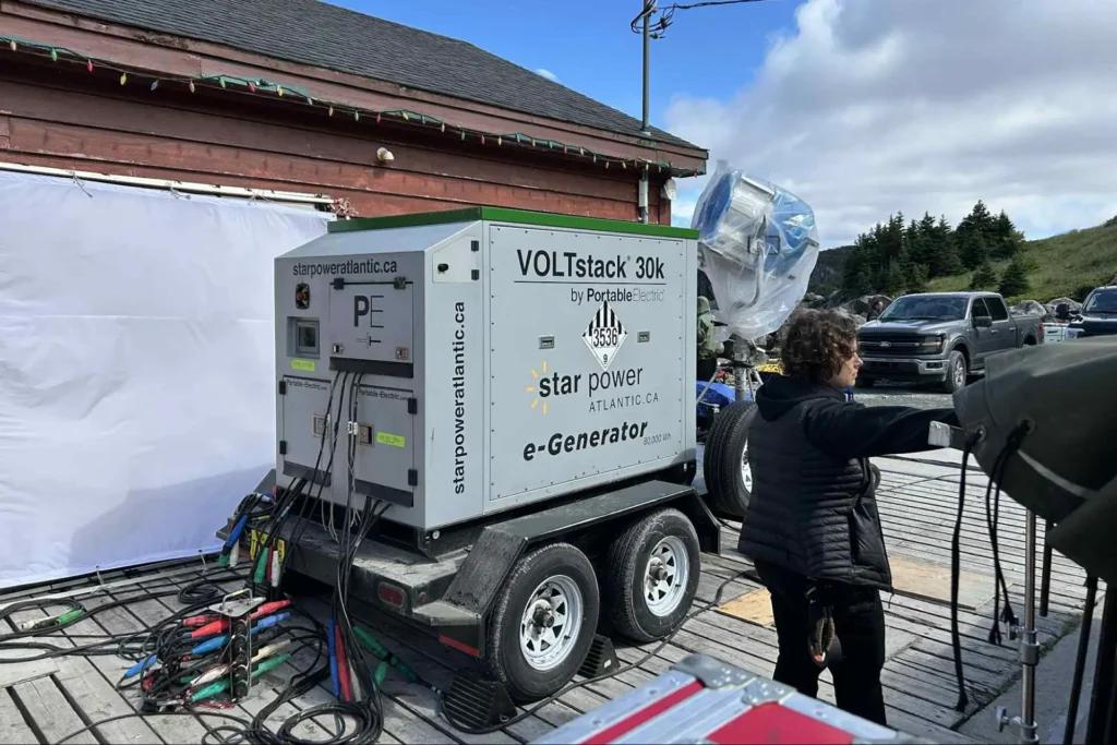 Star Power Atlantic Voltstack 30k Mobile Electric Generator Netflix Production Newfoundland and Labrador